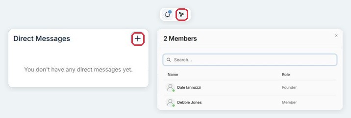 Direct Messages and the member list