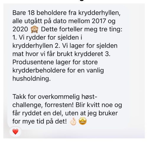 Tilbakemelding fra kunde
