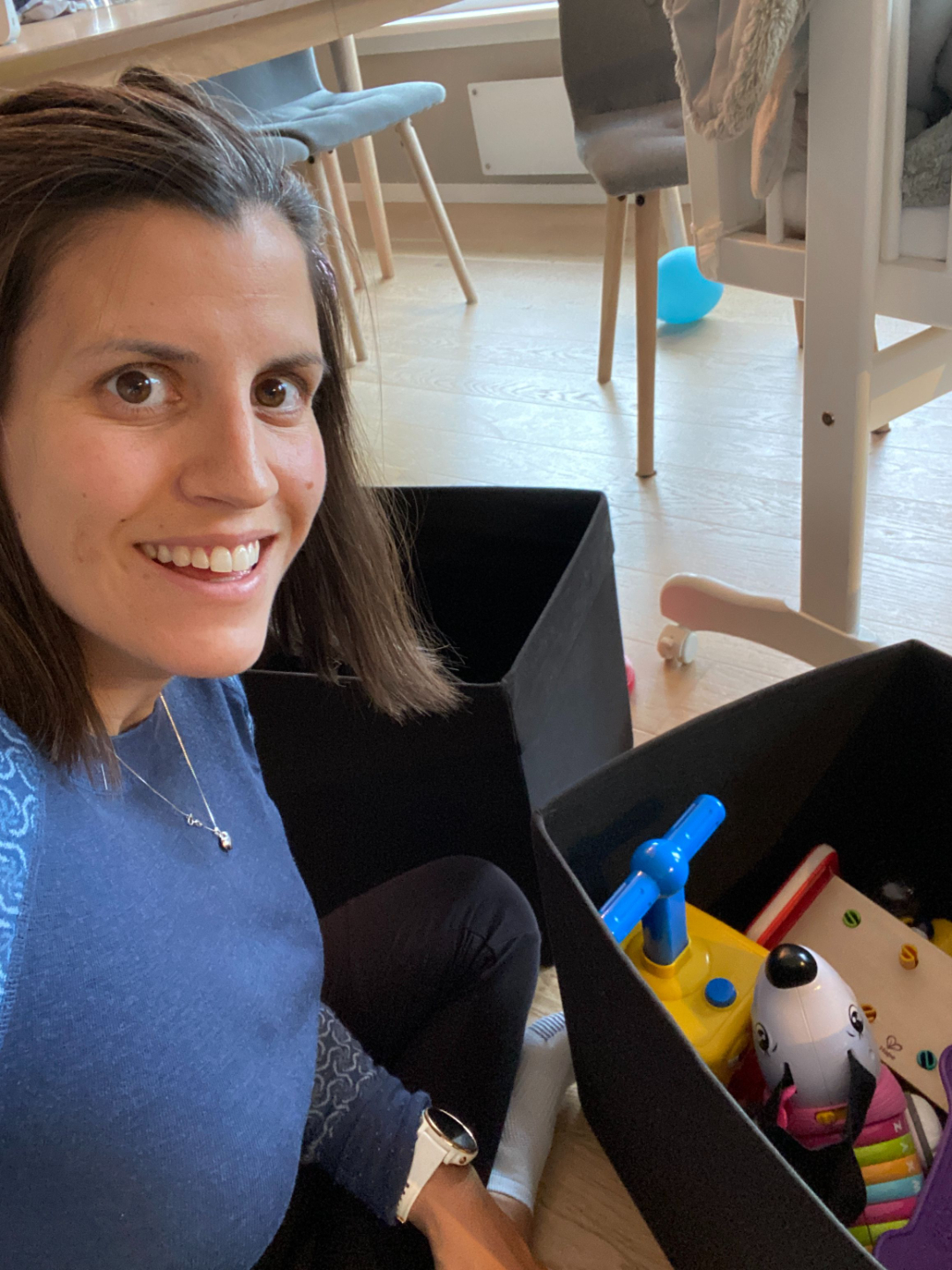 Ryddekonsulent Marielle Haarvik organiserer barneleker