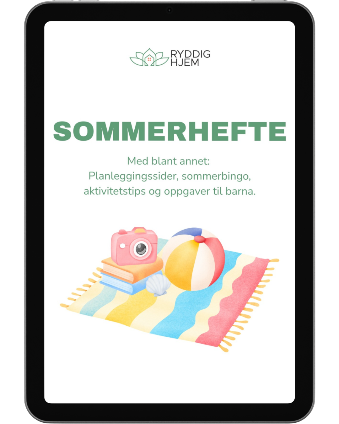 Utklipp av forsiden til heftet "30 dager til et ryddigere hjem" 