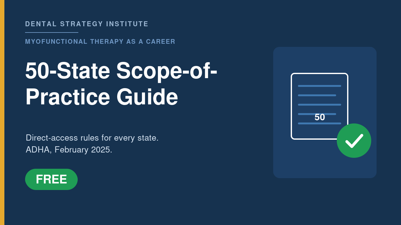Dental Hygiene Scope-of-Practice Quick Reference cover