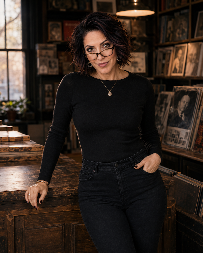 Ruby in glasses for the Sharp Little Things podcast