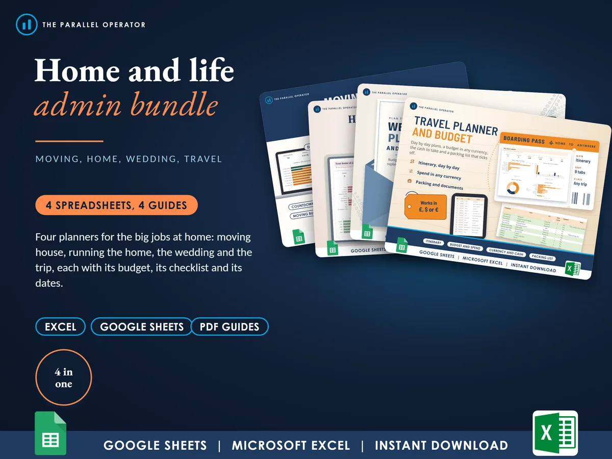 The home and life admin bundle