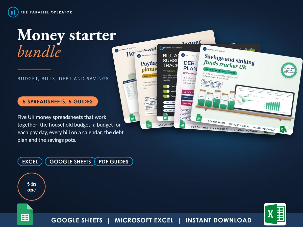 The money starter bundle
