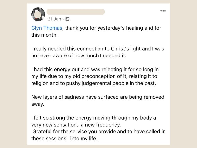 Member testimonial