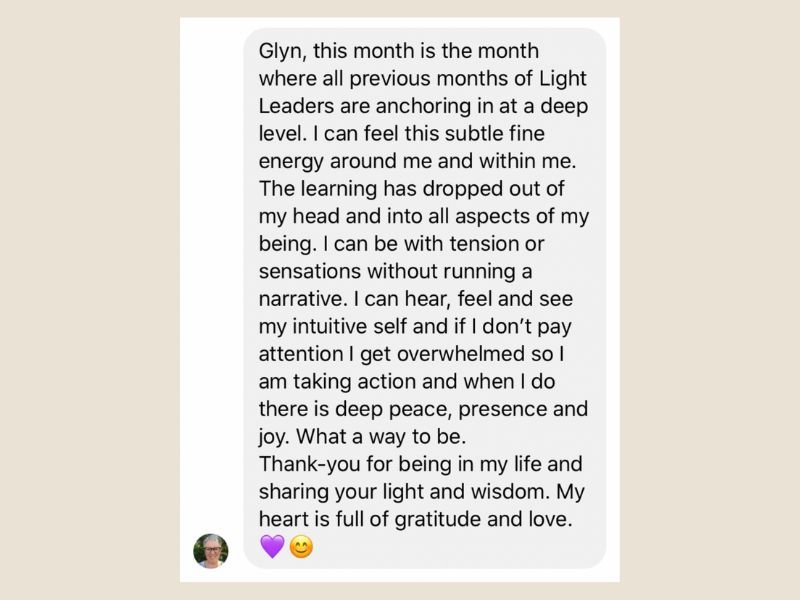Member testimonial