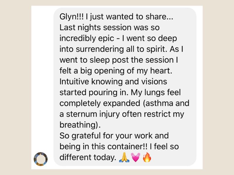 Member testimonial