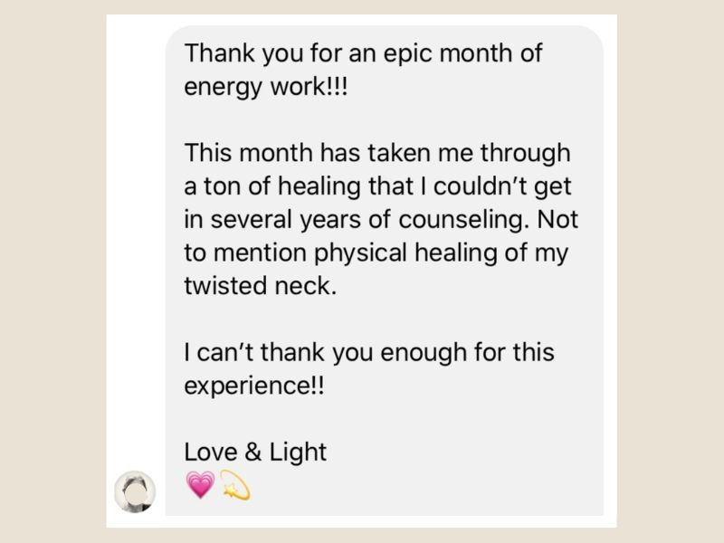 Member testimonial
