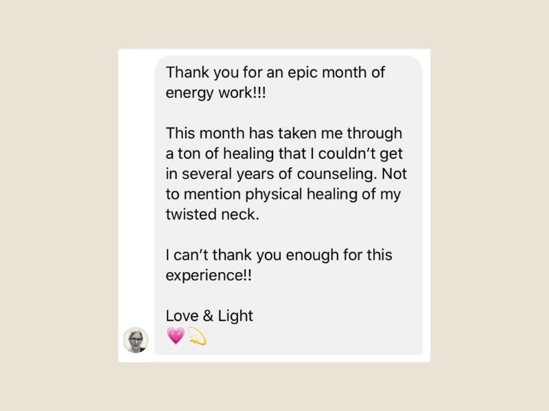 Member testimonial
