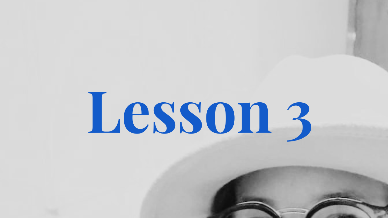 Lesson 3