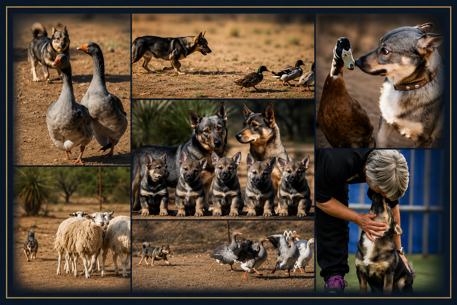 Swedish Vallhund working stock