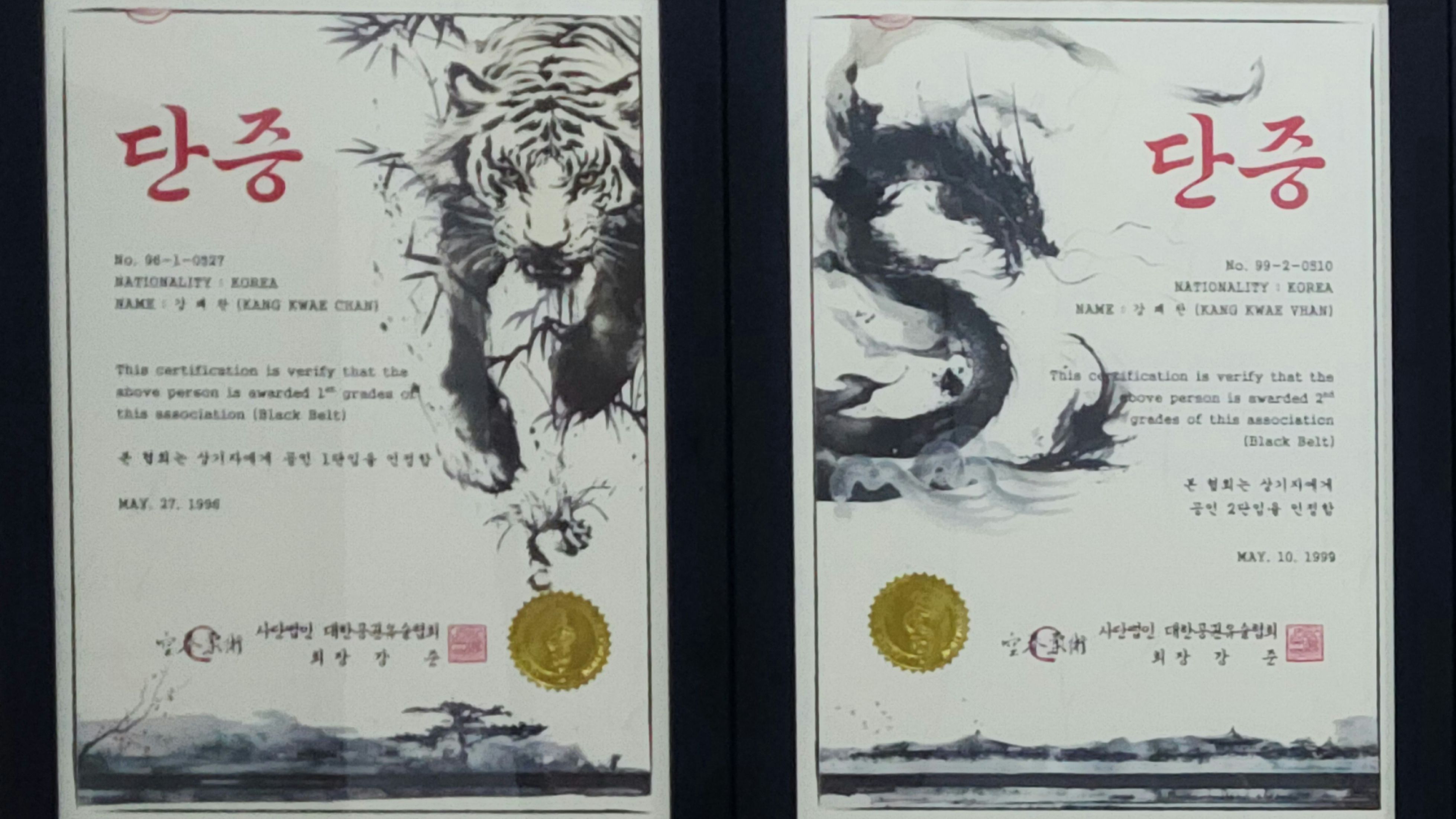 Certificates
