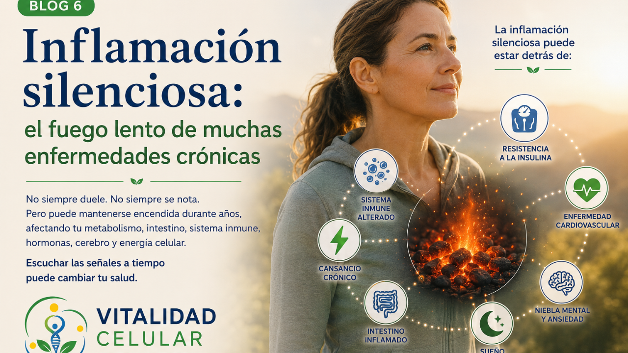 Inflamación silenciosa y enfermedades crónicas explicadas desde la medicina funcional
