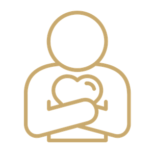 Icon representing reconnecting with yourself and feeling like yourself again as a partner of an entrepreneur