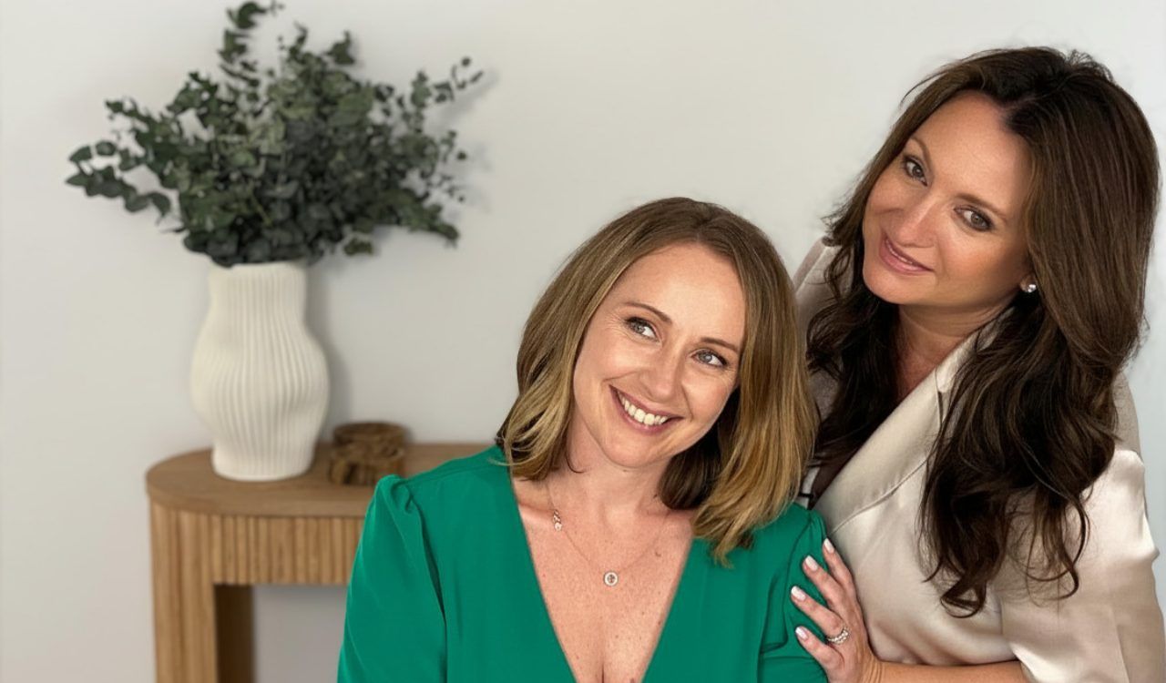 Jessamy and Vikki, Found(N)ation coaches, delivering video lessons inside the Unlocking YOU program for partners of entrepreneurs
