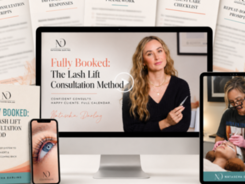 Fully Booked: The Lash Lift Consultation Method