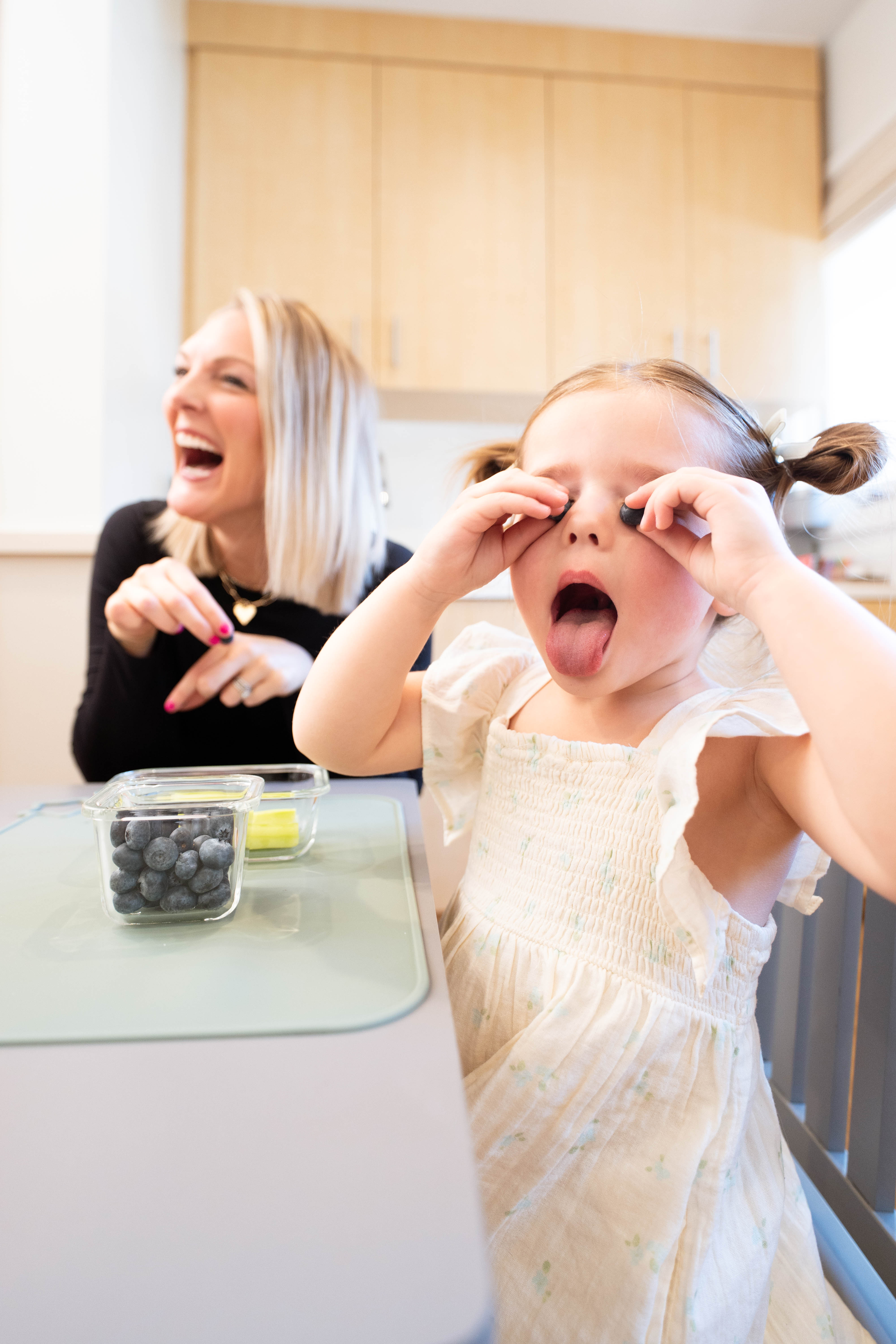 Bri Kurcsak working with a child