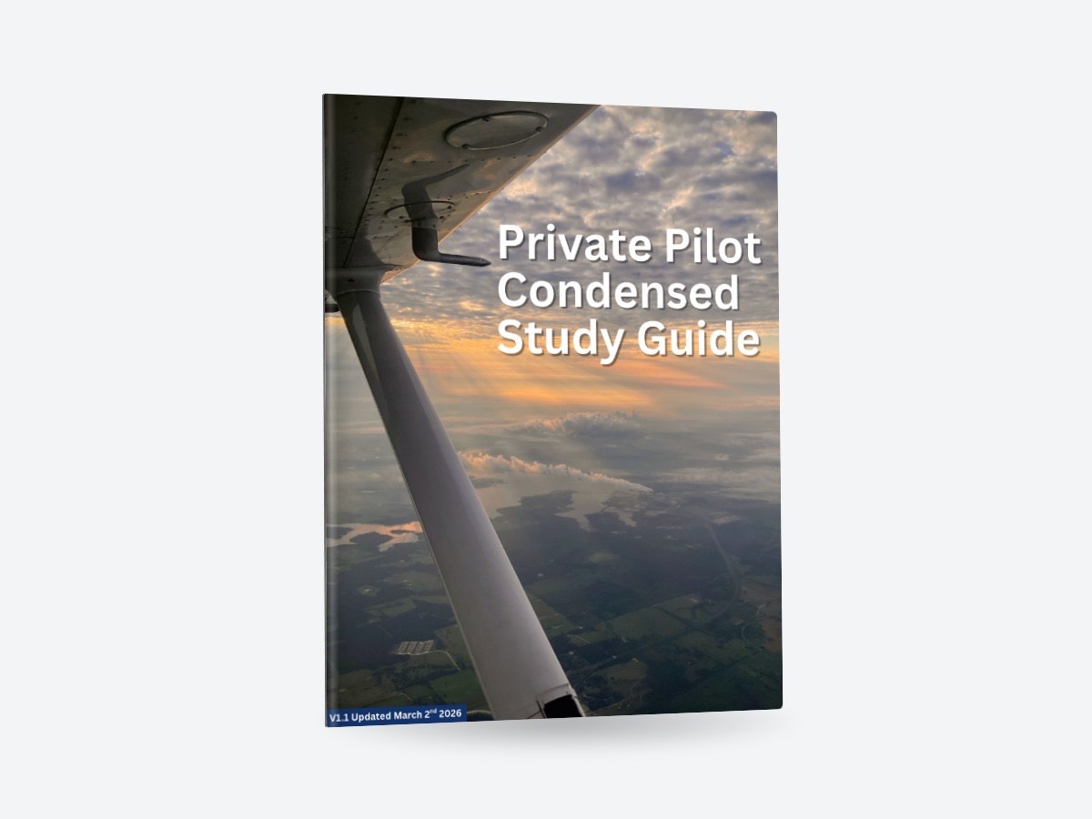 Private Pilot Condensed Study Guide, 93 pages