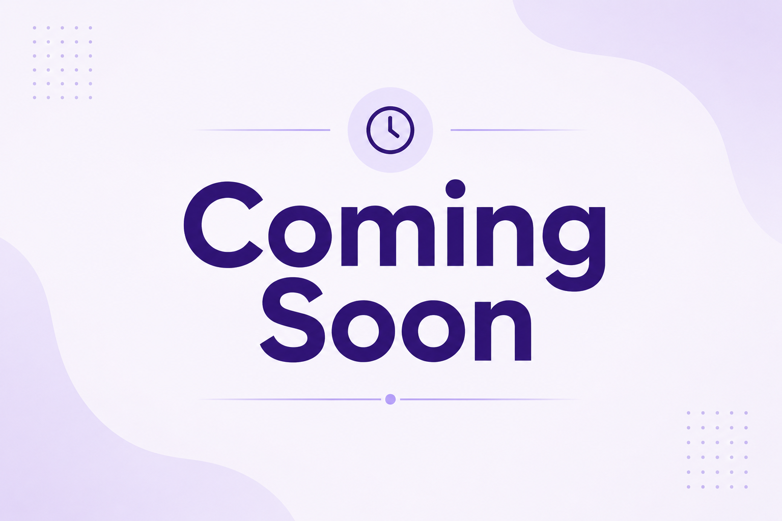 Coming Soon