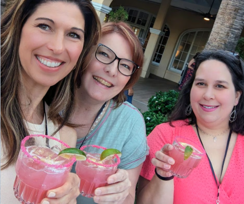 Anne with community friends — placeholder photo