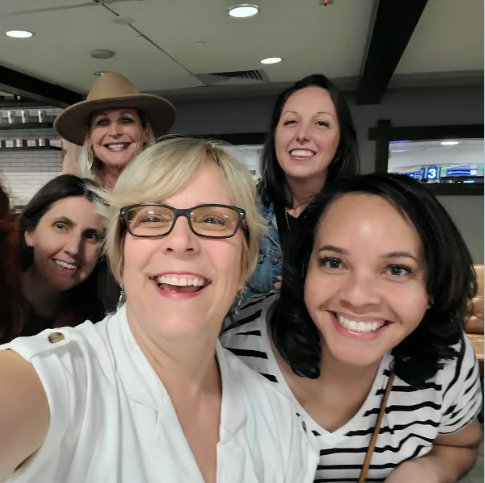 Donna with community — placeholder