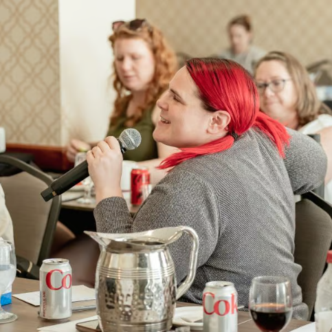 Rachel at Inner Circle retreat — placeholder