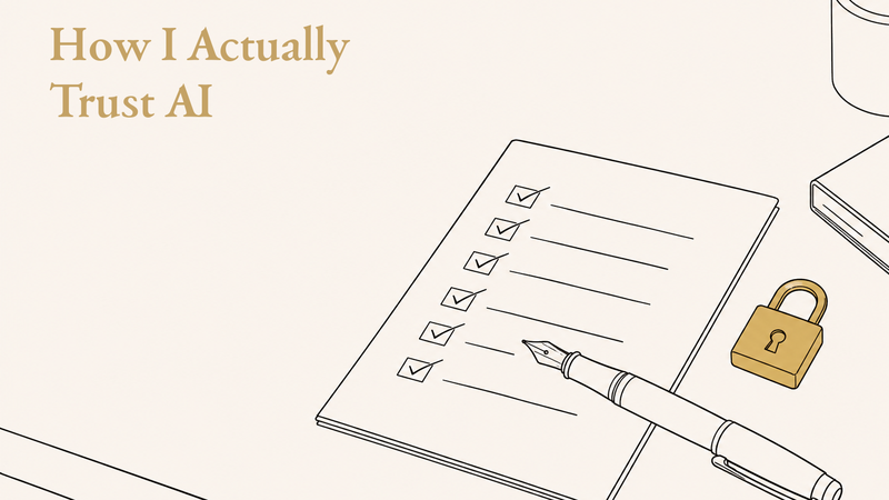 The guardrails Max Tuchman puts on AI tools to keep them trustworthy
