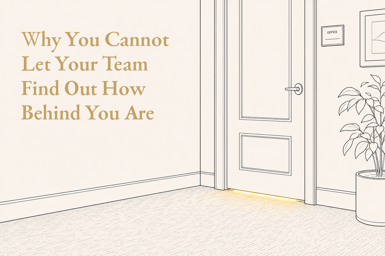 Why You Cannot Let Your Team Find Out How Behind You Actually Are