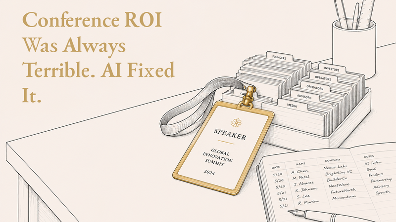 Conference ROI with AI