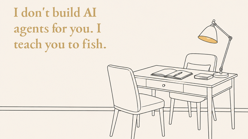 I teach you to fish