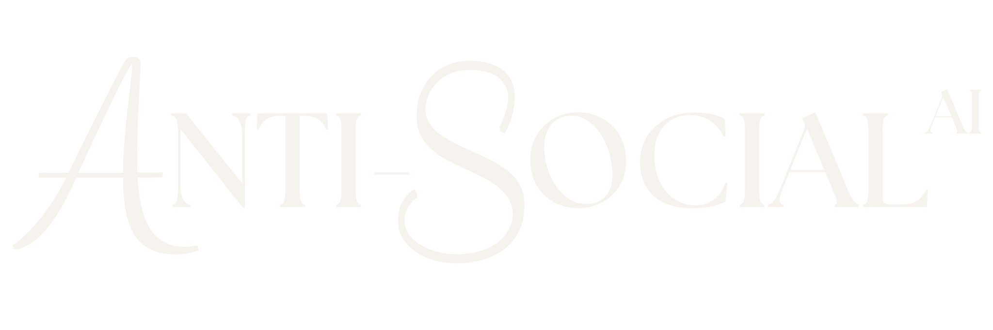 Anti-Social AI