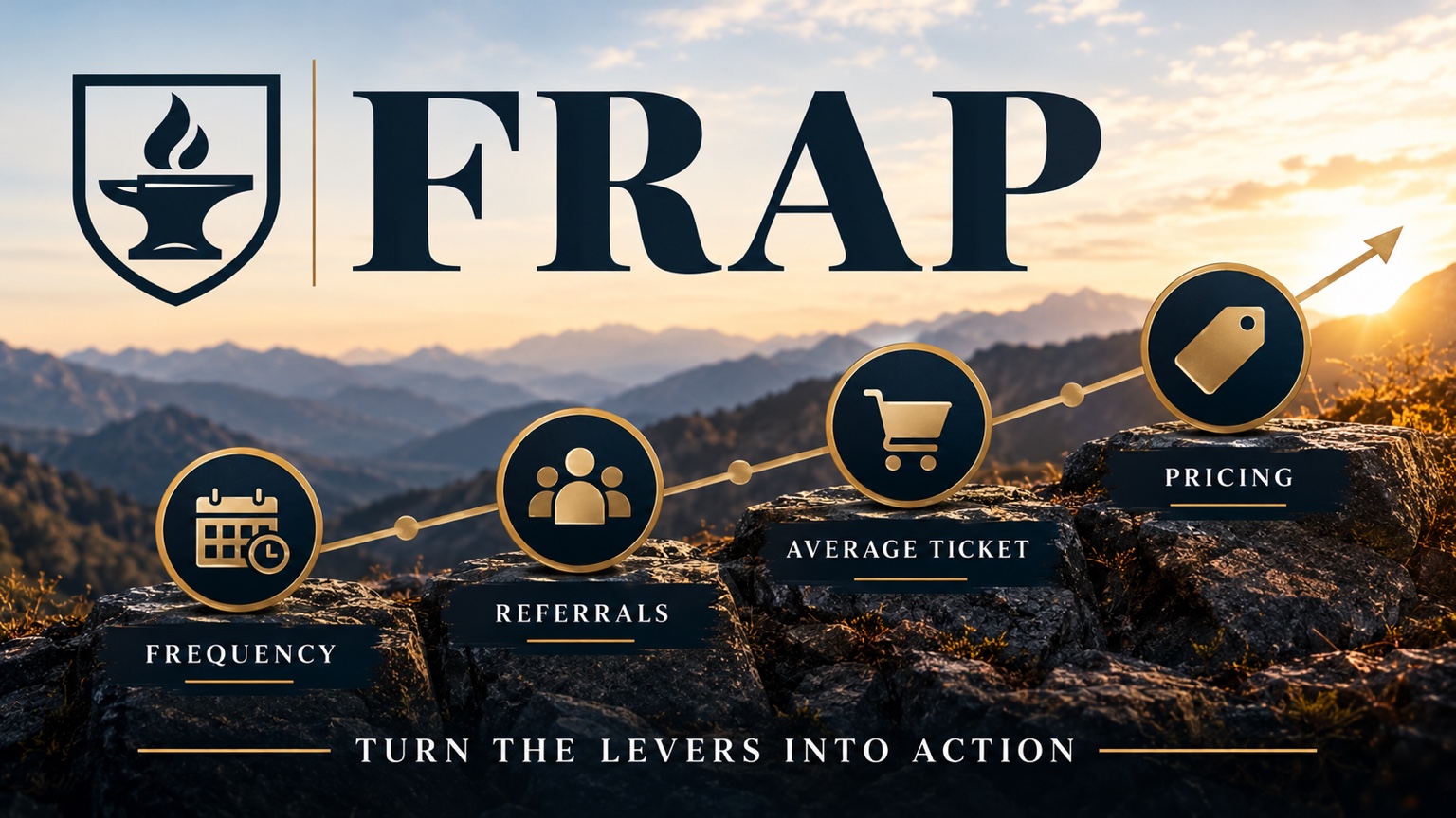 FRAP implementation: Frequency, Referrals, Average Ticket, and Pricing