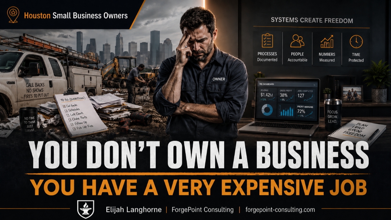 Houston business oweners stressed without systems