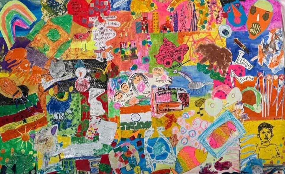  Heirloom Collage course student artwork