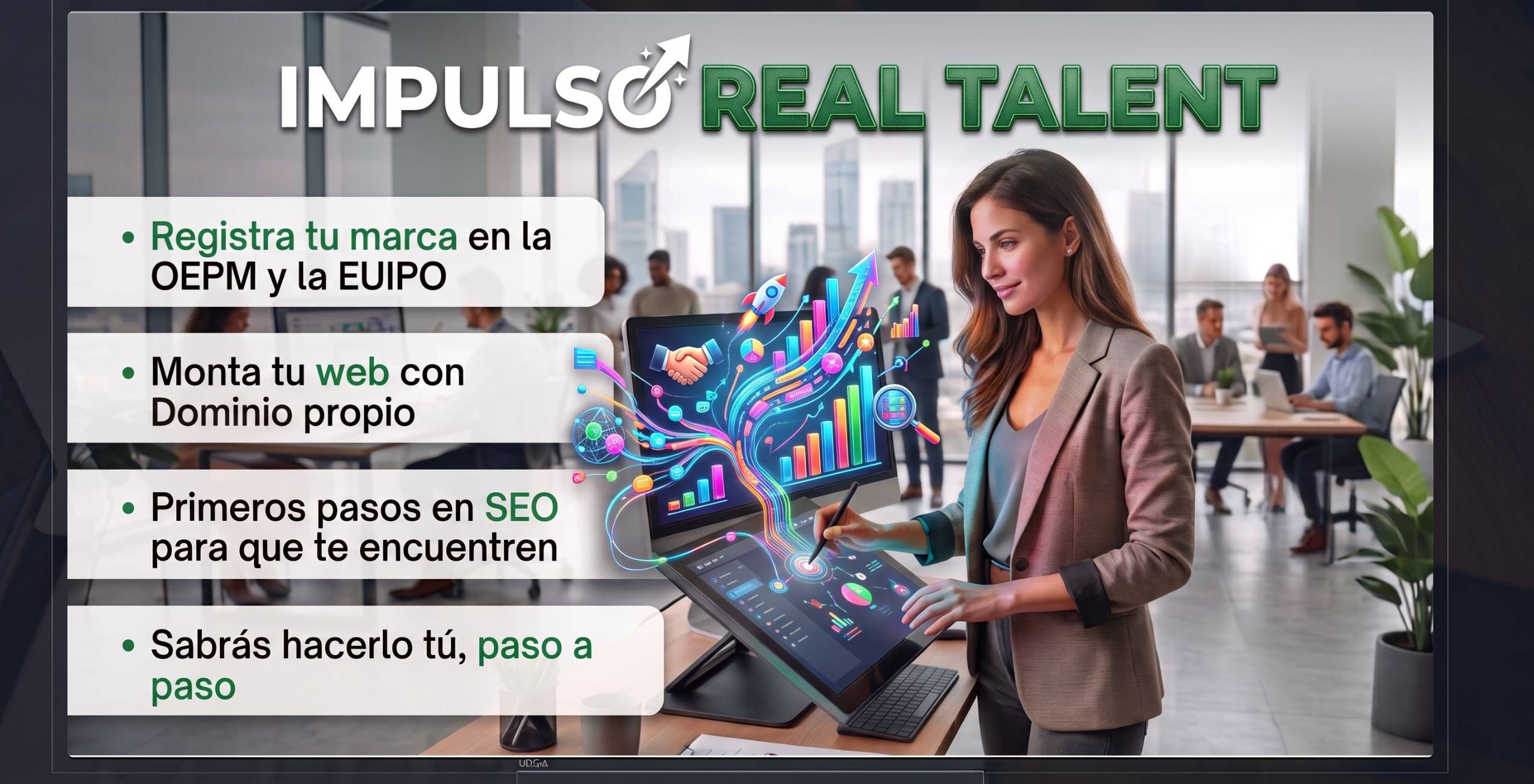 Curso Impulso Real Talent - Registro de marca, web y SEO para autónomos