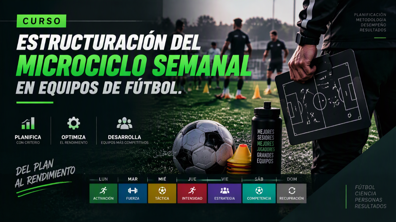 Curso Estructuración del Microciclo Semanal en Equipos de Fútbol