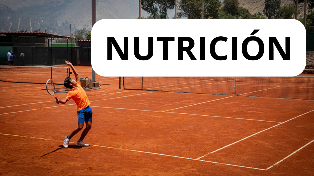 nutrición para el tenis
