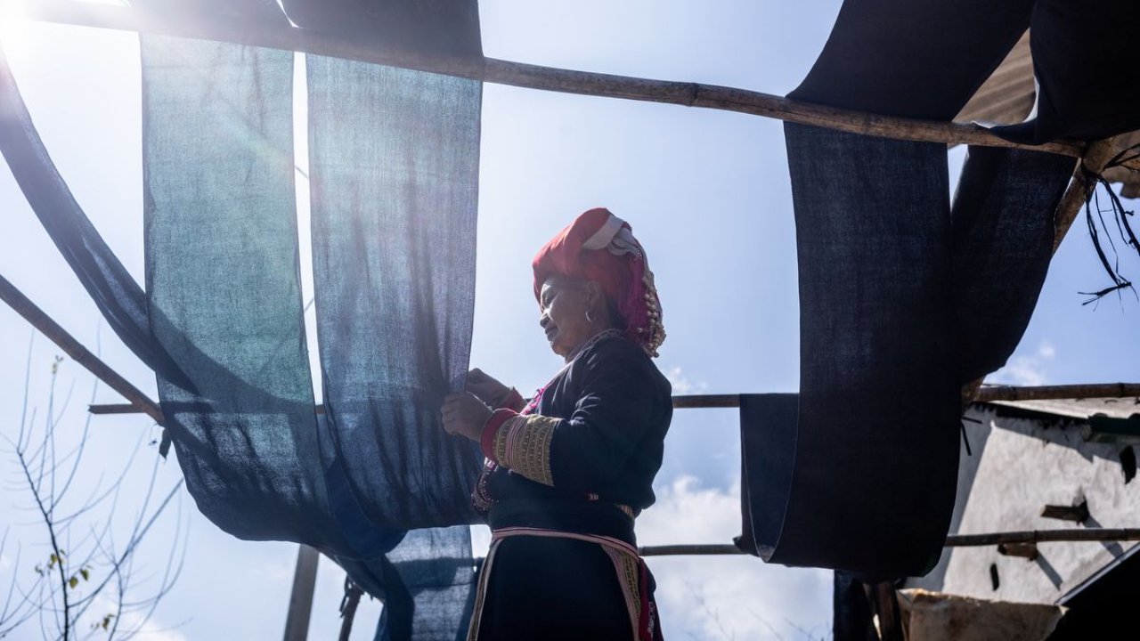 Ethnic minority woman in traditional dress - Vietnam documentary photography