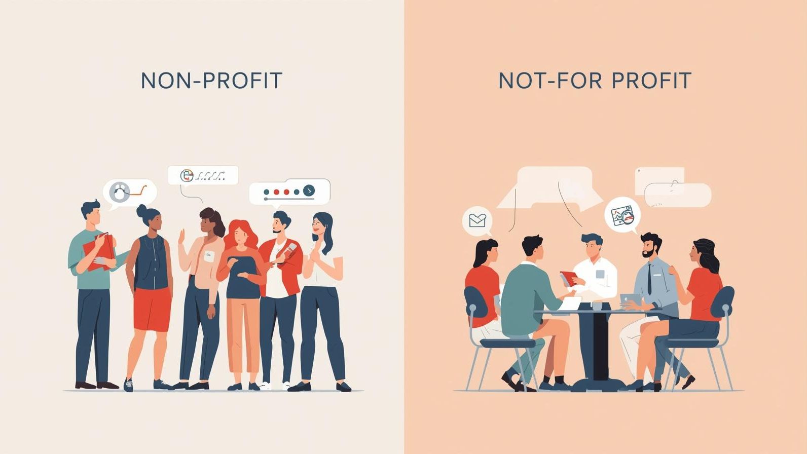 Non-Profit Versus Not-for-Profit Organizations