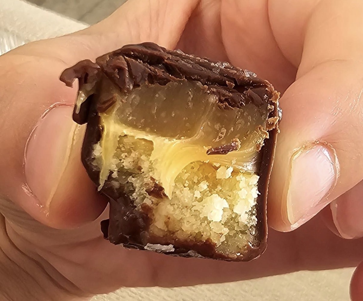 Vegan chocolate treats made by a workshop student