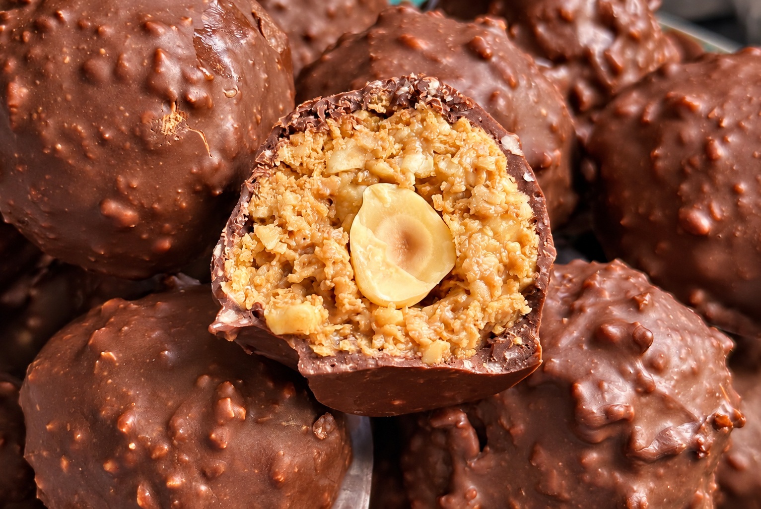 Ferrero Rocher-Style Chocolates