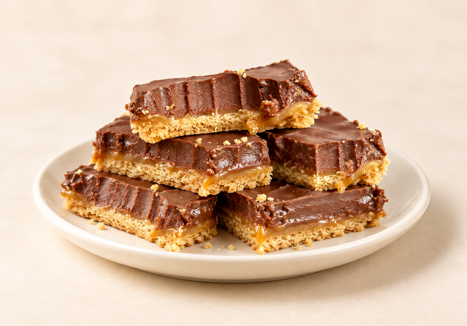 Chocolate caramel bars