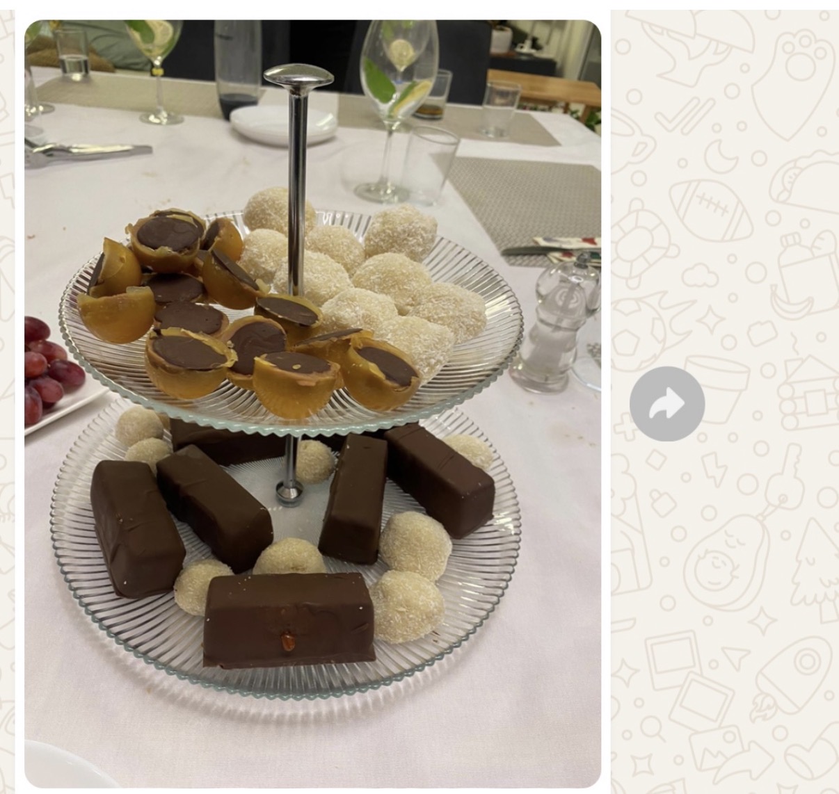 Vegan chocolate treats made by a workshop student