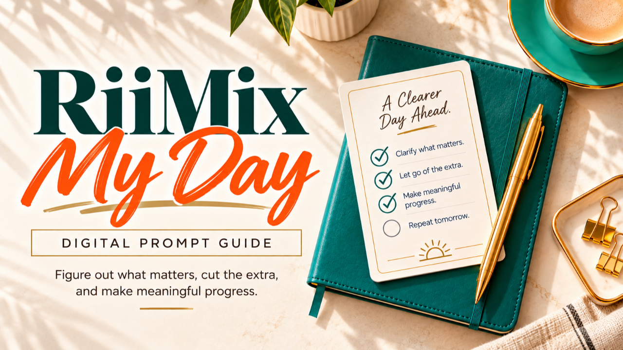 RiiMix My Day digital prompt guide