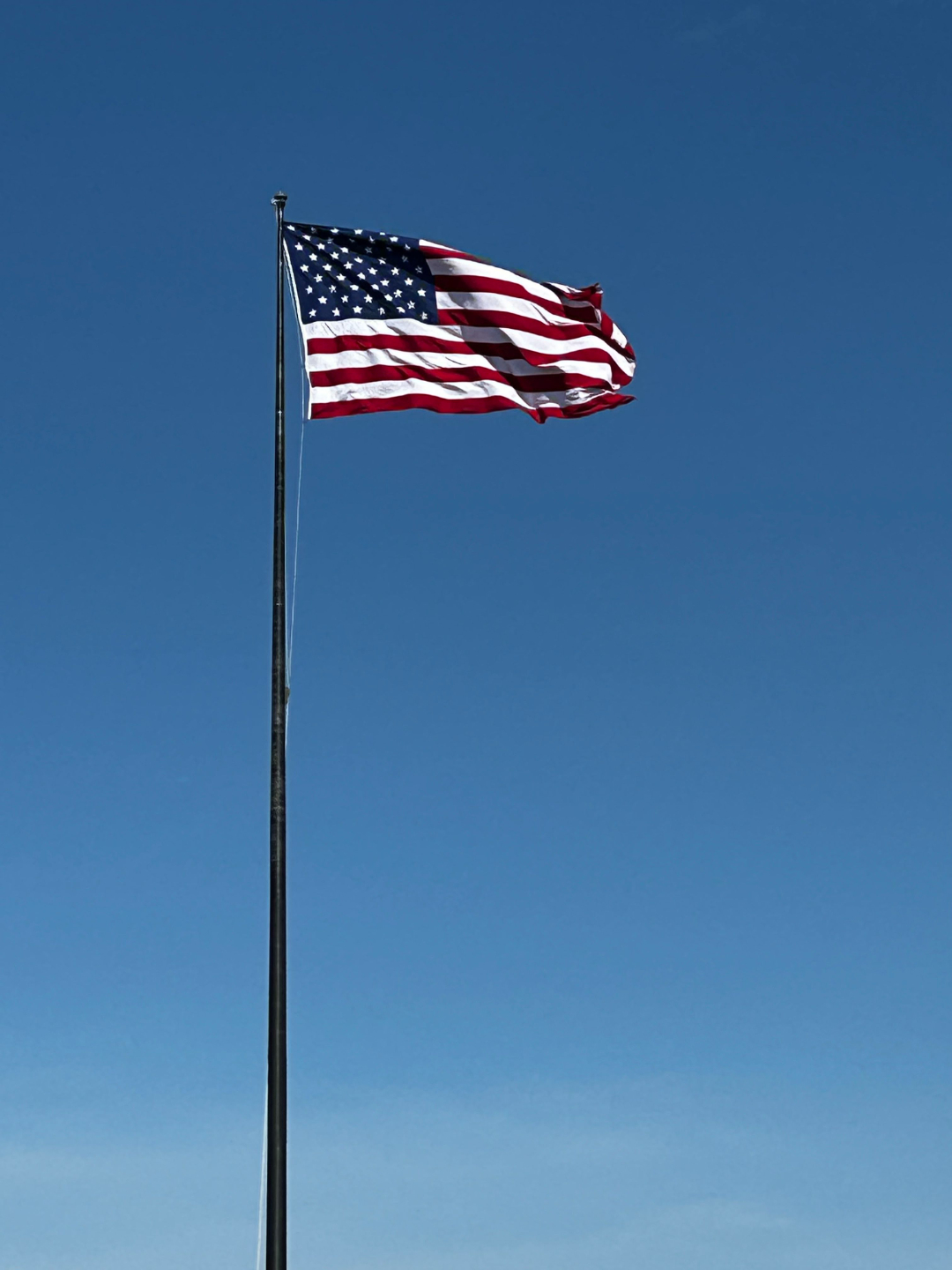 American Flag representing military service