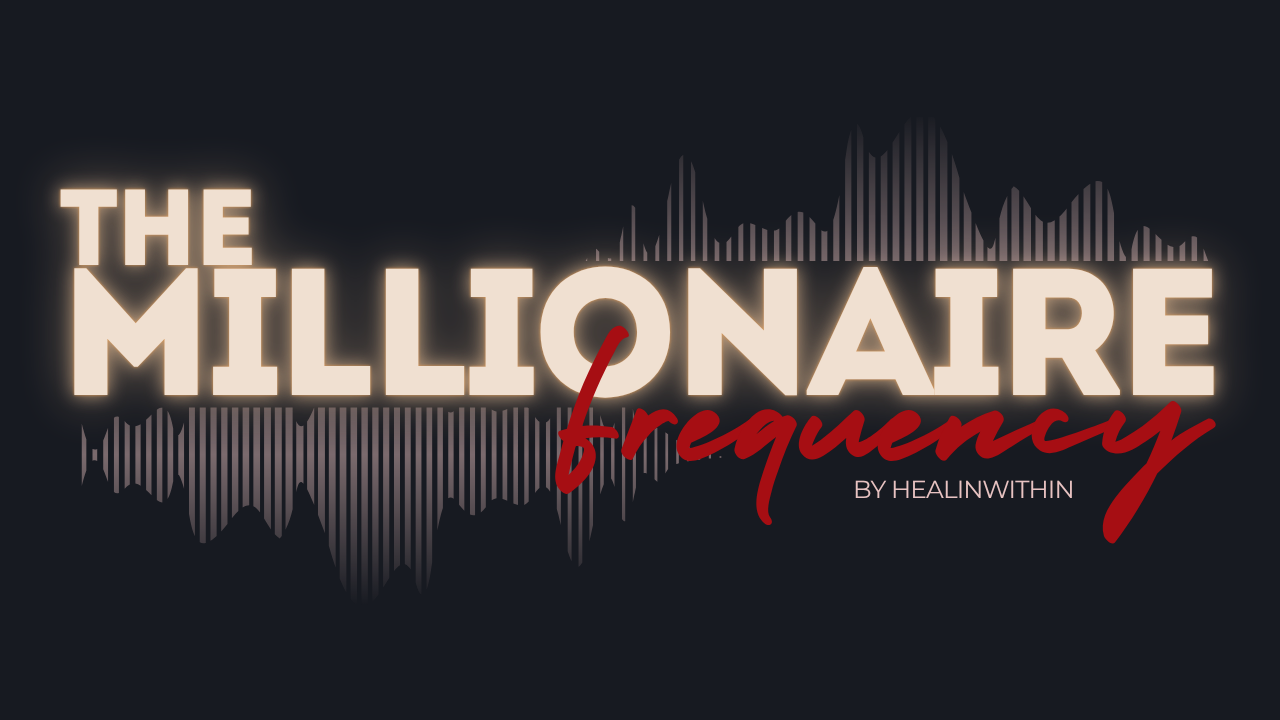 A portal into your most abundant self — where binaural beats activate theta waves in your subconscious and your millionaire identity becomes who you are.