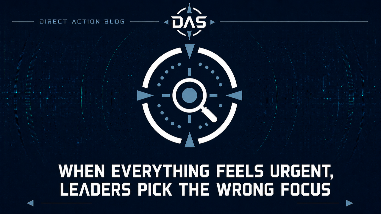 When Everything Feels Urgent, Leaders Pick the Wrong Focus