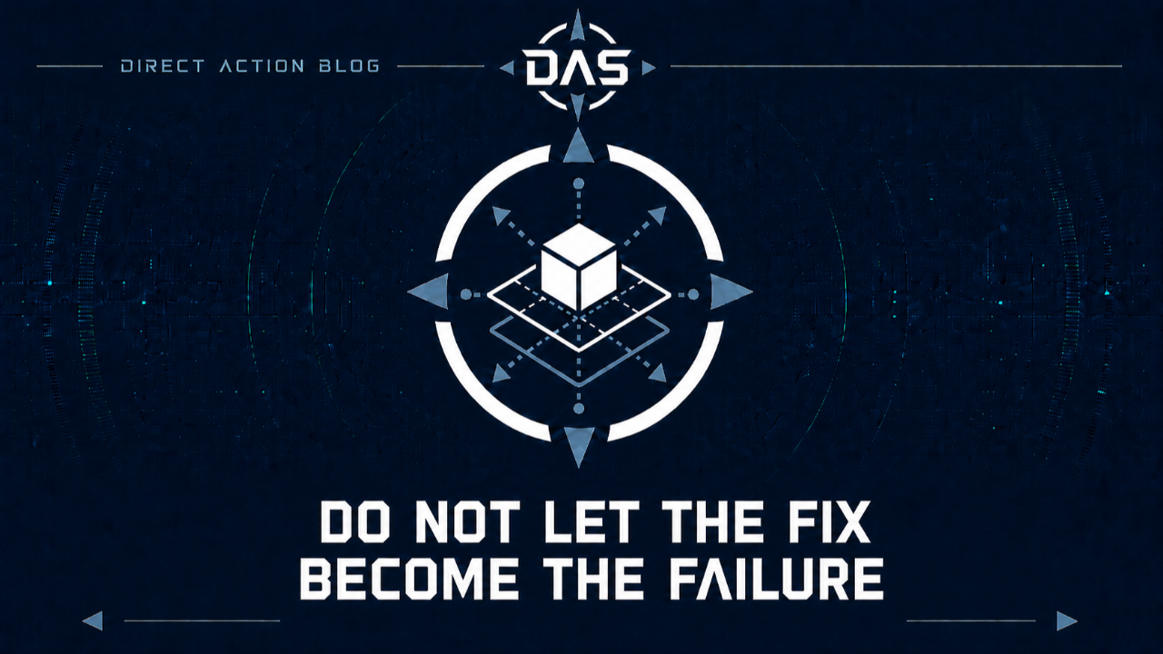 Do Not Let the Fix Become the Failure