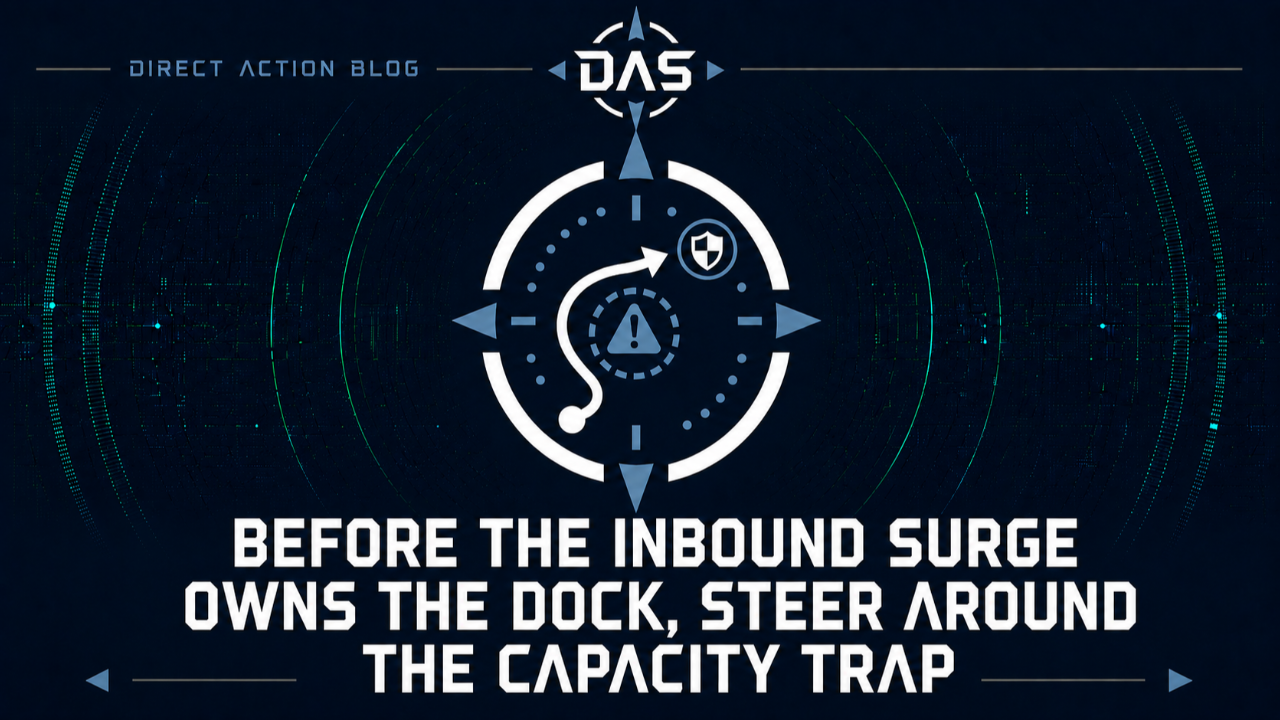 BEFORE THE INBOUND SURGE OWNS THE DOCK STEER AROUND THE CAPACITY TRAP