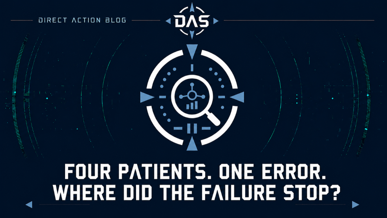 FOUR PATIENTS. ONE ERROR. WHERE DID THE FAILURE STOP?